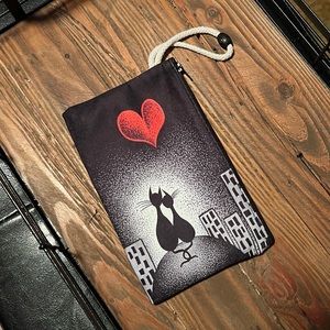 Zipper Wallet With Cats Valentine’s Day